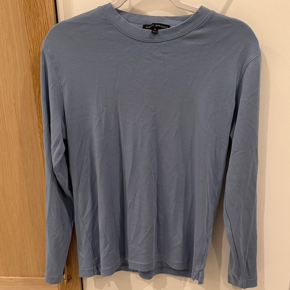 Robert Barakett Steel Blue Long Sleeve Shirt